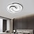 levne Vestavná světla-led stropní světlo dálkové ovládání černé kulaté, 19,5&quot; stropní svítidlo stmívatelné svítidlo do obývacího pokoje moderní kuchyně chodba ložnice