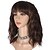 cheap Synthetic Trendy Wigs-Short Black Wavy Bob Wig with Bangs for Women 16 Inches Natural Synthetic Hair Wavy Wigs