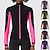 cheap Women&#039;s Jerseys-21Grams Women&#039;s Cycling Jersey Long Sleeve Bike Jersey Top with 3 Rear Pockets Mountain Bike MTB Road Bike Cycling Breathable Moisture Wicking Quick Dry Reflective Strips Yellow Pink Red Color Block