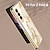 cheap Samsung Case-Phone Case For Samsung Galaxy Back Cover Z Fold 4/3/2/1 Plating Dustproof Single Sided Lines / Waves Marble Tempered Glass