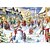 cheap Jigsaw Puzzles-1000 pcs Santa Suits Jigsaw Puzzle Gift Stress and Anxiety Relief Adorable Parent-Teenager Interaction Cardboard Paper Christmas Santa Claus Christmas TreeAdults&#039; Toy Gift