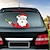 cheap Car Stickers-Santa Claus Snowman &amp; Elk Christmas Festive Decoration Car Stickers Funny Cartoon Waving Arm Rear Windshield Window Wiper Decals