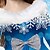 preiswerte 3D Shining Vision Kleid-kinderkleidung Mädchen Kleid Schneeflockenkleid Schneeflocke Langarm Casual Pelzkragen Rundhalsausschnitt bezaubernd Täglich Polyester Übers Knie Casual kleid Schaukelkleid A Linie Kleid Herbst Winter