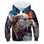 voordelige 3D hoodies en sweatshirts voor jongens-kinderen meisjes jongens hoodie trui dier kat lange mouw zak kinderen top casual hoodie schattig dagelijks wit geel blauw herfst 7-13 jaar