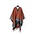 cheap Cardigans-Women&#039;s Shirt Shrugs Green Black Blue Print Graphic Geometric Casual Weekend Long Sleeve V Neck Ponchos Capes Regular Loose Fit One-Size