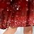 abordables Vestido con visión brillante en 3D-Niños Chica Vestido de Navidad Vestido Vestido de copo de nieve Copo Manga Larga Casual Cuello redondo Adorable Diario Poliéster Sobre la rodilla Vestido informal Vestido de Columpio Vestido de una