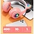 cheap On-ear &amp; Over-ear Headphones-RGB Cute Cat Bluetooth Headphone Wireless Headset Foldable Hifi Music Stereo Noise Cancel Earphone TF Card For Kids Girls Gifts Christmas Gift