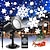 billiga Julklappslampor-Snöflinga Projektor Lampa Jul Ljus Hög Brightness Låg Spänning Stickkontakt Fjärrkontroll Jul Inomhus och Utomhus Atmosfär Dekorations Projektor Lampa