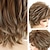 cheap Older Wigs-Short Brown Curly Wigs with Blonde Highlight Brown Pixie cut Wavy Wigs for White Women Layered Synthetic Full Wigs for Daily Party