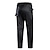 preiswerte Unterteile-Herren Wasserdichte Wanderhose Fleece-gefütterte Hose Softshellhosen Winter Außen Regular Fit warm Fleece-Futter Abnehmbares Vlies Atmungsaktiv Hosen / Regenhose Unten Dunkelgrau Schwarz / Orange