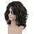 abordables Perruque homme-california 70s 80s rocker wig men women long curly dark brown halloween costume anime wig