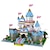 cheap Building Toys-Building Blocks Toys Romantic Castle 1073 Pieces Pink Palace Prince and Princess Toys for Girls Bricks Construction Toys Festival Birthday Gift for Kids Age 14 and Up