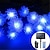 Недорогие LED ленты-светлячок одуванчик сказочные гирлянды 10-50 м солнечные и подключаемые двойного назначения на открытом воздухе водонепроницаемые цветочные гирлянды цветы творческие гирлянды праздничные огни на
