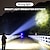 baratos Lanternas e luzes de campismo-lanterna recarregável led de alta potência com contas de lâmpada xhp160 tocha portátil 5 modos de iluminação luz de acampamento à prova d&#039;água com zoom