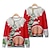 cheap Christmas Costumes &amp; Outfits-Santa Claus Masquerade Ugly Christmas Sweater / Sweatshirt Pullover Top For Men&#039;s Women&#039;s Unisex Adults&#039; Polyester Party Christmas