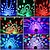 abordables Decoración y lámparas de noche-mini dj disco ball party luces de escenario led 7 colores equipo de proyector de efectos para iluminación de escenario con control remoto sonido activado para bailar regalo de navidad ktv bar