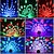 abordables lumières de projecteur de galaxie d'étoile-Mini boule disco DJ pour fête lumière intérieure LED effet 7 couleurs équipement de projecteur pour éclairage de scène avec télécommande activée par le son pour danser cadeau KTV bar anniversaire