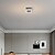abordables Luces de techo regulables-plafón led regulable, 24,5 cm plafones aluminio estilo moderno acabados pintados led