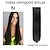Недорогие Зажим в расширениях-заколка для наращивания волос 22-дюймовые накладки 7 шт./компл. заколка для наращивания волос термостойкое синтетическое волокно для женщин ежедневное использование заколка для наращивания волос