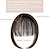 baratos Franjas-clipe em extensões de cabelo de franja franja natural clip-on frontal franja fina e elegante acessório de uma peça de cabelo para mulheres