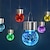 preiswerte Bodenlichter-weihnachtsdekor lichter im freien zerbrochenes glas solarleuchten hängende dekorative led-kugelleuchten wasserdichte baum solarbetriebene kugelleuchten mit griff für garten hof terrasse zaun
