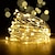 Недорогие LED ленты-светодиодные волшебные гирлянды 50 м-500 30 м-300 20 м-200 10 м-100 светодиодов медный провод с дистанционным управлением рождественские огни затемняемые звездные огни для вечеринки, свадьбы,