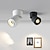 billige Taklys og vifter-led 12w dimbar takspotlight kunstbelysning spotlight innendørs vegglampe taklampe 960lm svart hvit