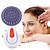 cheap Body Massager-Electric Vibrating Head Massager Push-button Scalp massager Health Care Instrument Massage Comb