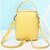 cheap Crossbody Bags-Women&#039;s Girls&#039; Mobile Phone Bag Crossbody Bag Backpack PU Leather Daily Date Zipper Solid Color Quilted Wine Black Yellow