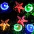 cheap LED String Lights-Solar Starfish Shell String Lights Ocean Theme 12m-100LED 7m-50LED 6.5m-30LED Outdoor Waterproof Garland Lights Christmas Party Wedding Holiday Garden Home Decoration