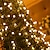 abordables Guirlandes Lumineuses LED-Décorations d&#039;arbre de noël guirlandes lumineuses 10m 5m dc31v 250/500leds pétard fée guirlandes lumineuses mini boule guirlandes lumineuses 10m 5m 8 modes lumières de noël en plein air pour guirlande