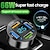 cheap Car Charger-4 in 1 66W Car Charger Quick Charge Cigarette Lighter Adapter 4-Port USB AUSB C Fast Charging Phone Charger for iPhone Xiaomi Samsung