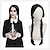 abordables Pelucas para disfraz-Peluca trenzada Addams, pelucas negras para mujeres y niñas, pelucas largas de pelo trenzado negro para fiesta