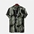 abordables camisas de campamento para hombres-Hombre Camisa camisa hawaiana Camisa de campamento Estampados Cuello Cuello Vuelto Amarillo Rosa Verde Trébol Azul claro Print Normal Exterior Calle Manga Corta Abotonar Ropa Poliéster Moda Hawaiano