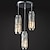 cheap Chandeliers-LED Pendant Light Chrome/Gold Pendant Lighting Modern Pendant Light Mini Crystal Chandeliers Adjustable Pendant Light Fixture for Kitchen Island Dinning Room（1/3 Light）