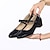 cheap Ballroom Shoes &amp; Modern Dance Shoes-Women&#039;s Ballroom Dance Shoes Modern Shoes Line Dance Performance Party Outdoor Heel Low Heel Thick Heel Black Silver Red