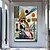 abordables Pinturas famosas-Pintura al óleo hecha a mano lienzo arte de la pared decoración wassily kandinsky abstracto para decoración del hogar enrollado sin marco pintura sin estirar