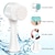 cheap Skin Care Tools-2 in 1Manual Face Brush Double Side Use 3D Stand Portable Facial Cleaning Brush Scrubber Silicone Dual Waterproof Face Wash Brush for Deep Pore Exfoliation Makeup Massaging