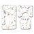 cheap Mats &amp; Rugs-Set of 3 Pieces Bathroom Rug, U Shaped Contour Rug &amp; Toilet lid Cover, Marble Texture Bath mat, Non Slip &amp; Soft Absorbent Polyester Carpet