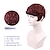 cheap Black &amp; African Wigs-Short Curly Pixie Cut Wigs with Bangs Wine Red Color Short Human Hair Wigs for Black Women Cute Daily Wear Wig Burgundy 99J Color