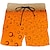cheap Men&#039;s Board Shorts-Men&#039;s Board Shorts Swim Shorts Swim Trunks Summer Shorts Beach Shorts Pocket Drawstring Elastic Waist Graphic Prints Beer Comfort Quick Dry Outdoor Daily Going out Fashion Streetwear Black Yellow