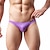 billiga Underkläder för män-Herr 3-pack Sexiga trosor Kalsong Briefs Nylon Solid färg Låg Midja Svart Vit