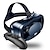 abordables Videoconsolas-Gafas 3d vr realidad virtual 3d vr auriculares gafas inteligentes casco para teléfonos inteligentes teléfono celular móvil 7 pulgadas lentes binoculares con controladores