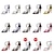 olcso Esküvői cipők-Női Esküvői cipők Bling Bling cipők Csillogó cipő Menyasszonyi cipők Kristály Tűsarok Lábujj nélküli Pazar Szatén Cipzár Ezüst Fekete Fehér
