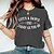cheap Tees &amp; T Shirts-Women&#039;s T shirt Tee Black White Pink Print Graphic Letter Daily Holiday Short Sleeve Round Neck Basic 100% Cotton Regular Painting S