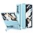 preiswerte Samsung-Handyhülle-Handy Hülle Handyhüllen Für Samsung Galaxy Z Fold 7 Z Fold 5 Z Fold 4 Z Fold 3 Klapphülle Stoßrahmen Flip Vollschutz Einfarbig PC PU-Leder