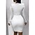 cheap Party Dresses-Women&#039;s Party Dress Feather Dress Cocktail Dress Mini Dress Black White Yellow Long Sleeve Pure Color Mesh Spring Fall Winter V Neck Hot Party Winter Dress Birthday Slim 2023 S M L XL