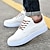 cheap Men&#039;s Sneakers-Men&#039;s Sneakers Plus Size Skate Shoes Slip-on Sneakers Sporty Casual Classic Outdoor Daily Walking Shoes Canvas Breathable Black White Color Block Spring Summer