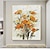 baratos Pinturas Florais/Botânicas-pintura a óleo pintada à mão artesanal parede moderna moda abstrata flor pintura em tela decoração para casa decoração pinturas em tela enrolada
