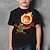 levne chlapecká 3D trička-Děti Chlapecké Tričko Tričko Zvíře Dinosaurus Krátký rukáv Výstřih ke krku Děti Top Ležérní 3D tisk Chladný Denní Léto Černá 3-12 let